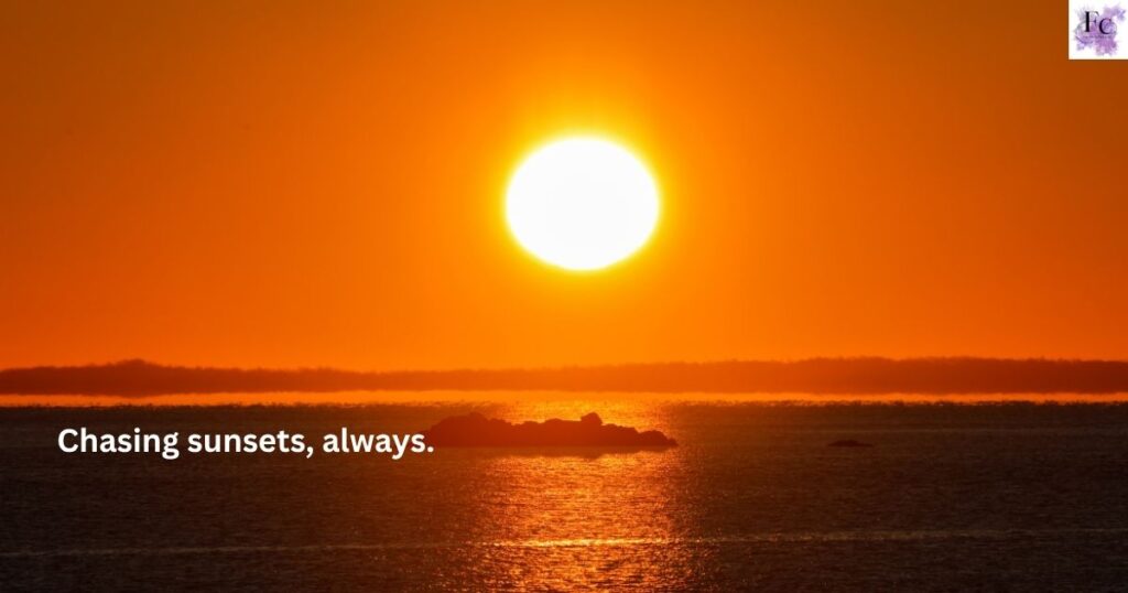 Captions for Sunset Photography