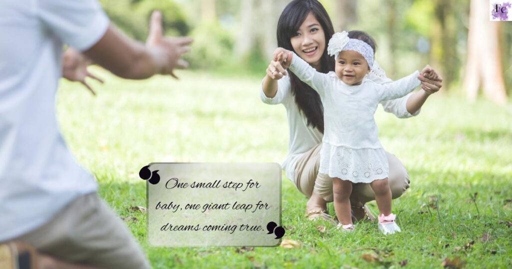 Inspirational Baby First Walk Captions