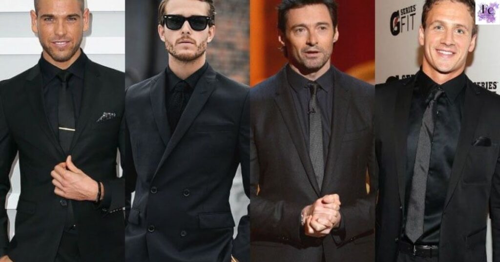 Men’s Black Suit Captions for Instagram