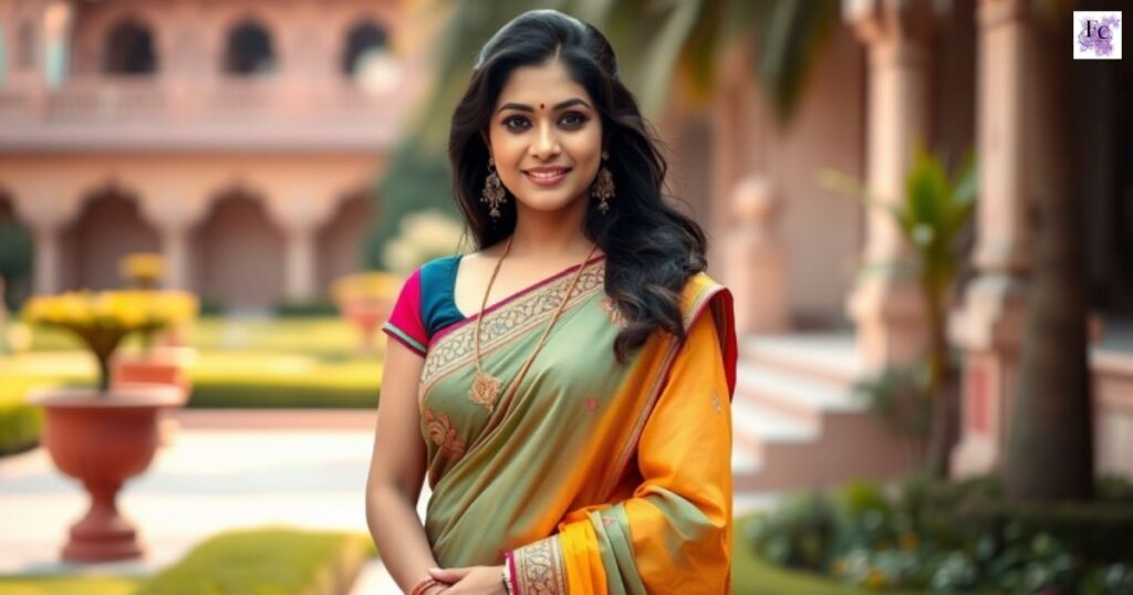 One Word Caption for Saree Pic on Instagram