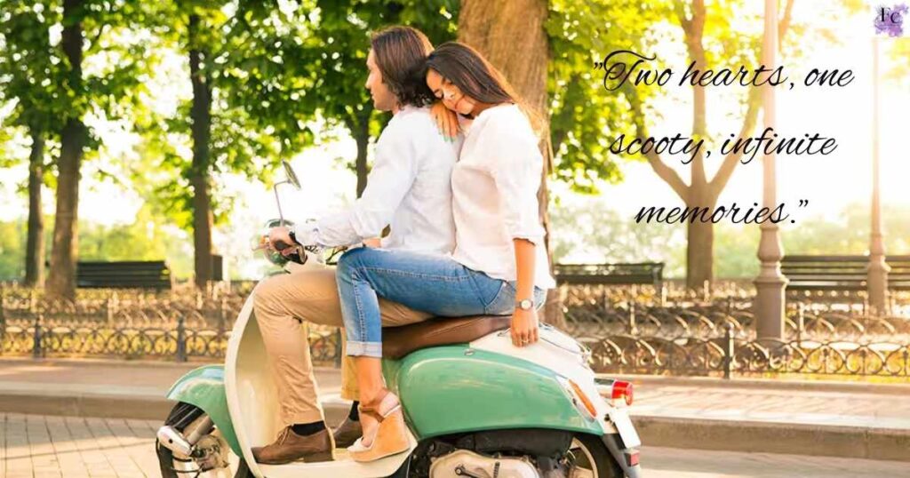 Romantic Rides Captions