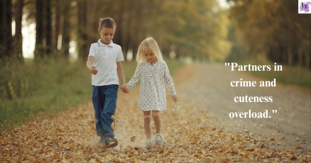 Adorable Captions for Cute Brother and Sister Photos