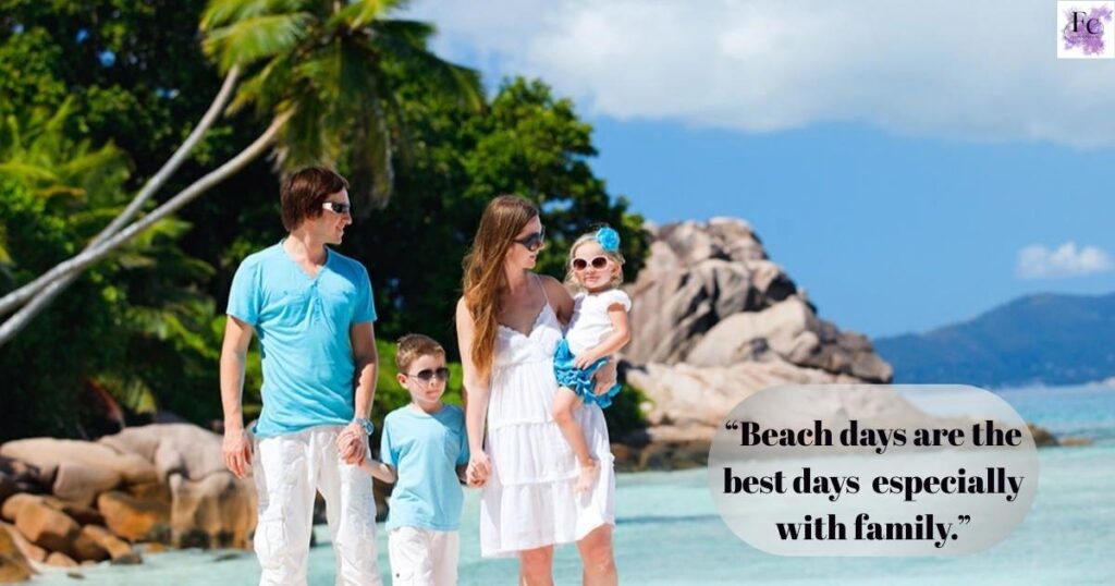 Beach Family Vacation Captions