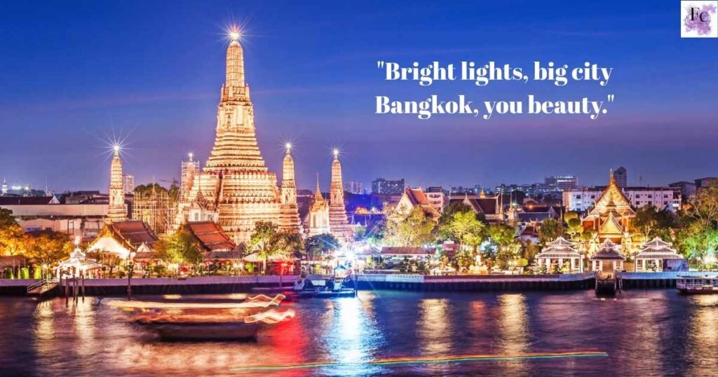 Captions For Bangkok
