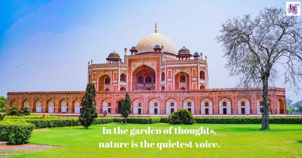 Captions for Nature and Gardens