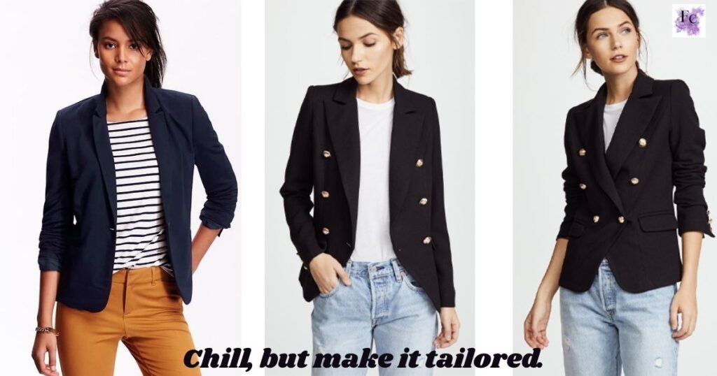 Casual Blazer Captions