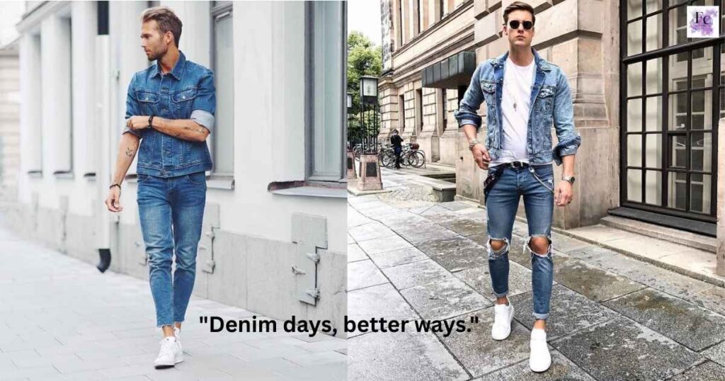 Engaging denim captions for Instagram