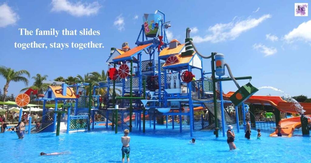 Family Water Park Captions