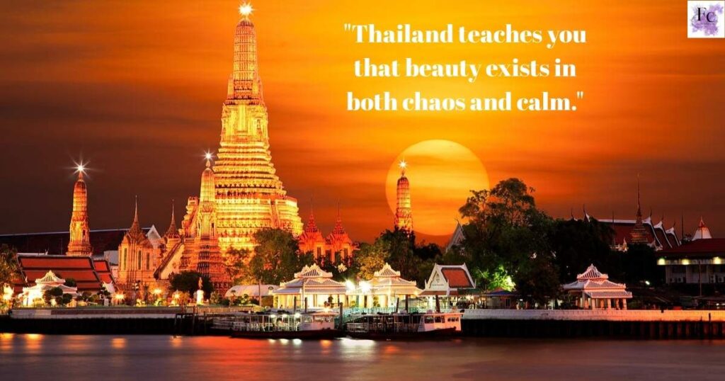 Inspirational Thailand Quotes for Instagram