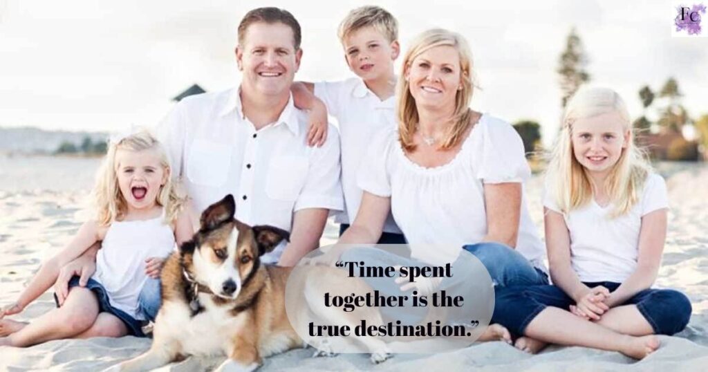 Meaningful Family Vacation Captions