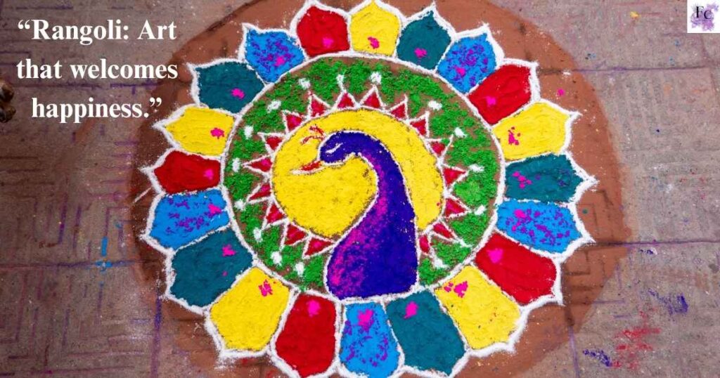 Rangoli Quotes Short