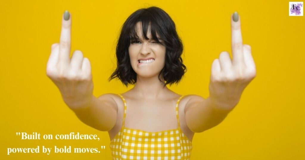 Sassy & Confident Middle Finger Captions