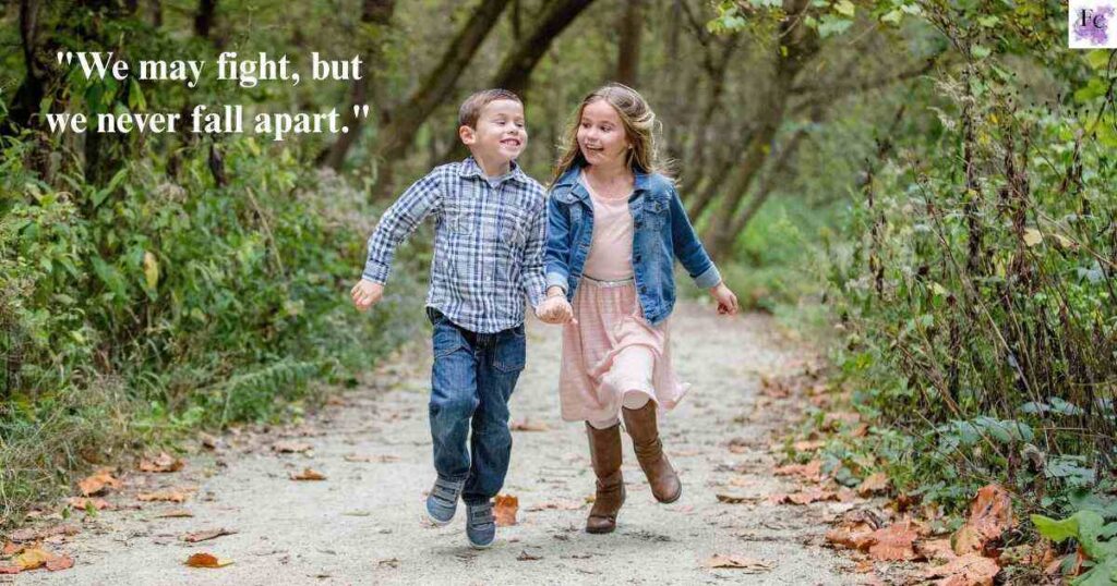 Short and Sweet Captions for Brother and Sister