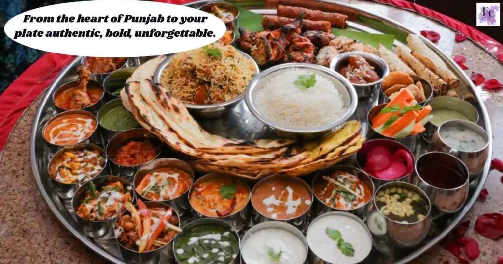 Traditional Indian Food Captions