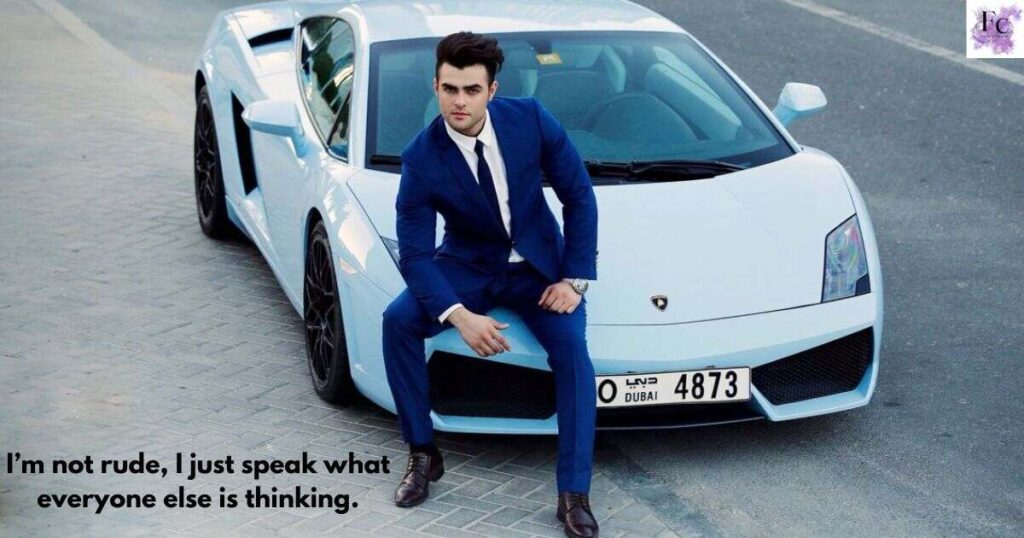Attitude Captions For Instagram For Boys