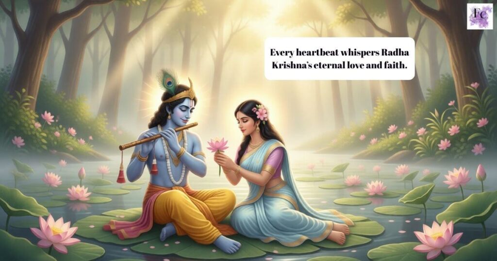 Captions That Capture the Essence of Radha Krishna’s Devotion