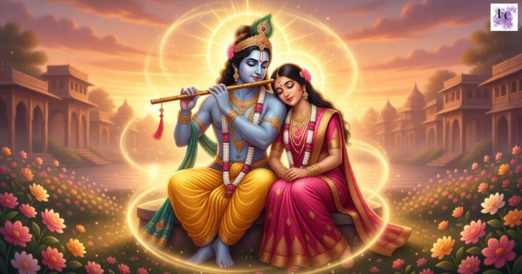 Radha Krishna Devotional Captions