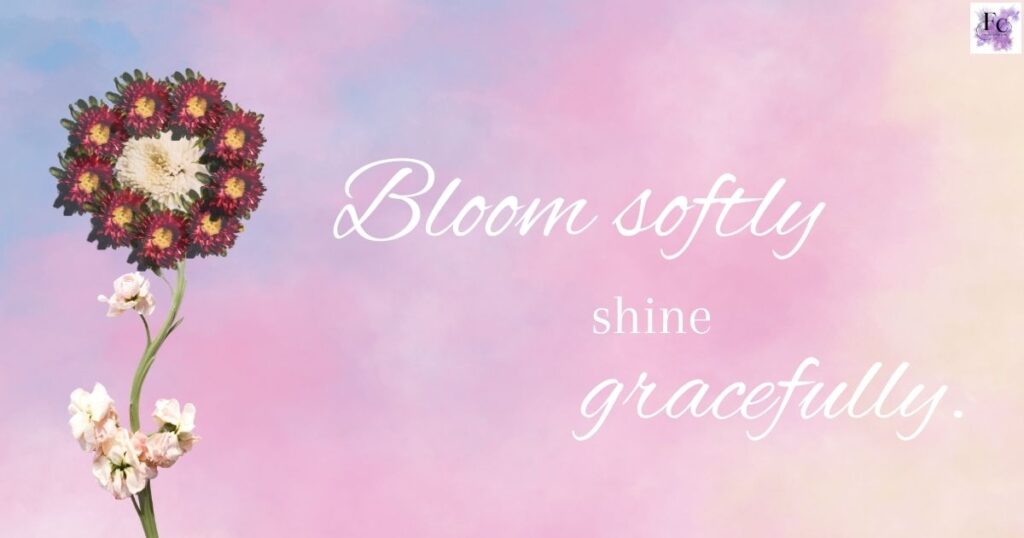 Graceful Flower Slogans