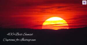Sunset Captions for Instagram