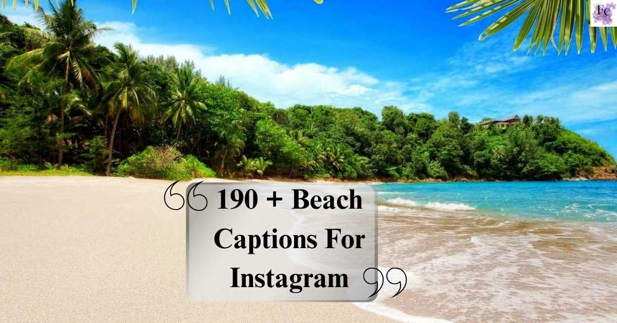 Beach Captions For Instagram