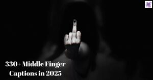 Middle Finger Captions