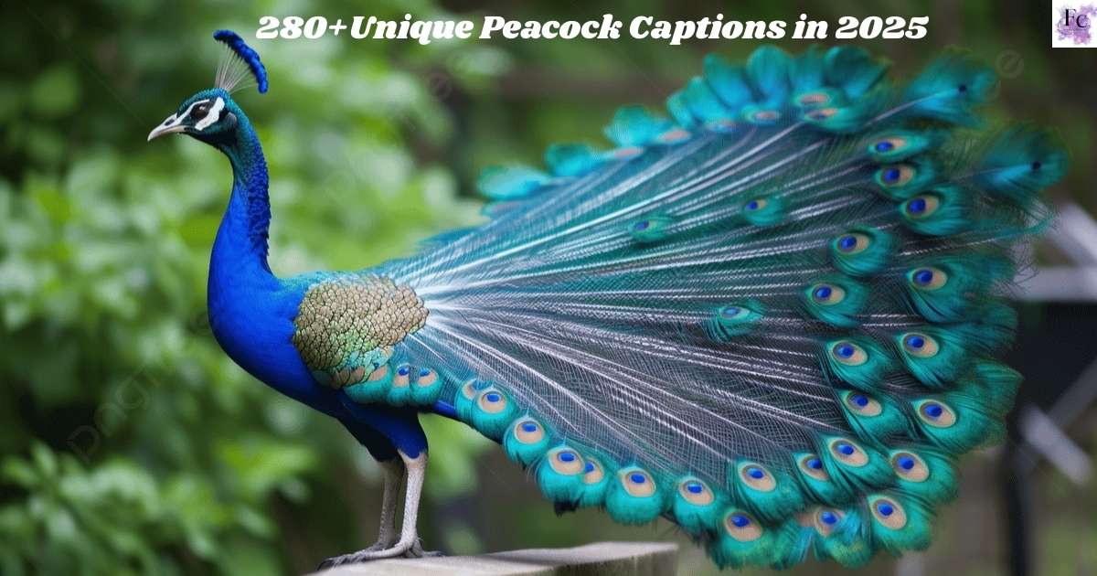 Peacock Captions