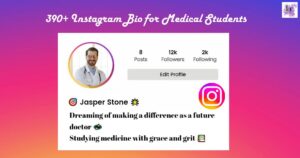 Instagram Bio for Medical Students