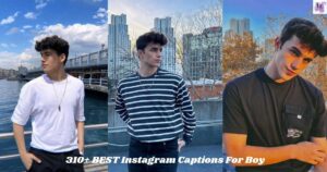 Instagram Captions For Boys
